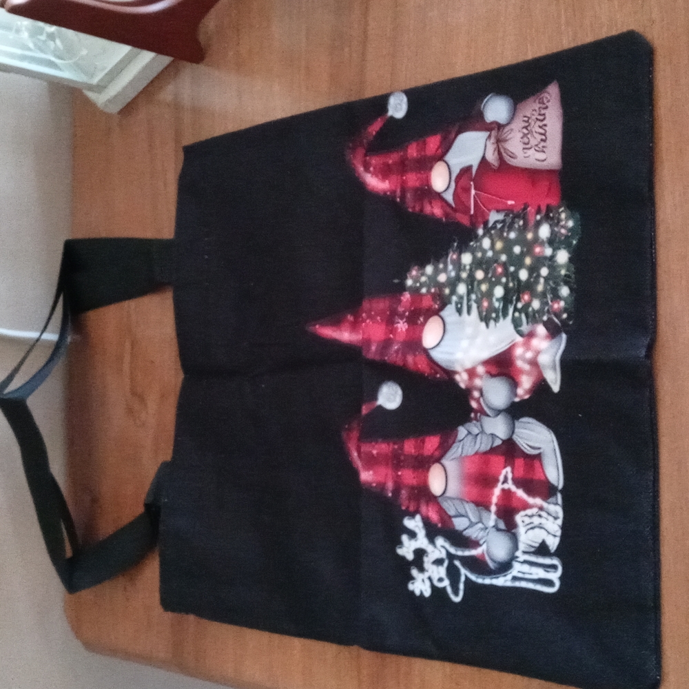 Gnome Christmas Shopping Bag